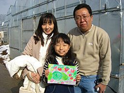 イチゴ狩りご来園のお客様