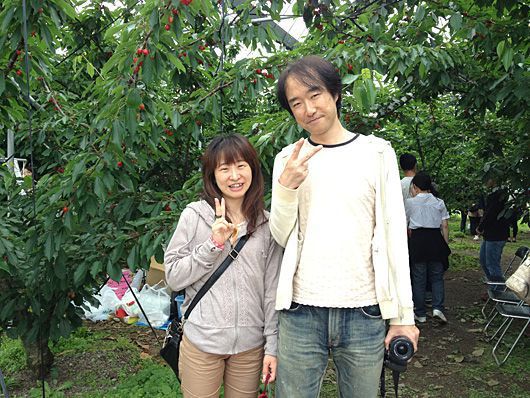 サクランボ狩りご来園のお客様